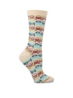 Calcetín Algodón Mujer C Kombi Crema