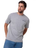 Polera Manga Corta Hombre Heritage Gris