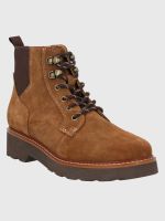 Botín Cuero Mujer Didi Café Claro