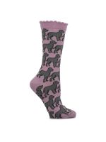 Calcetín Algodón Mujer C St Golden Morado