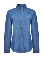 Blusa Algodón Mujer Blume Azul