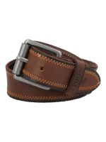 Cinturon Cuero Hombre Rf Festa Café