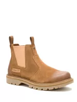 Botín Cuero Hombre Grader Chelsea Café