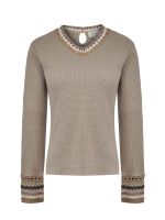 Polera Algodon Organico Mujer Pine Café