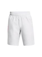 Shorts UA Woven para Niño Gris