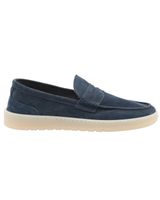 Mocasín Cuero Hombre Galvano Azul