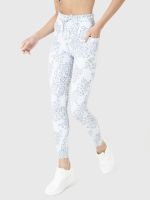 Calza Deportiva Mujer Drawcord Long Legg Gris