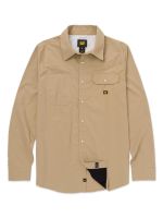 Camisa Manga Larga Hombre Lightweight Western Beige