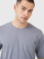 Polera Hombre Pocket T-Shirt Gris