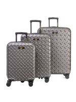 Maleta Unisex Industrial Plate 24"" Gris