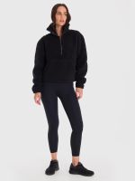 Polar Mujer Mid Zip Sherpa Negro