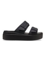 Sandalia Mujer Brooklyn Buckle Low Wdg Negro