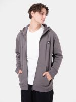 Poleron Hombre Emblem Full Zip Gris