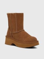Botin Cuero Mujer Sherly Café
