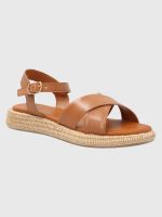 Sandalia Café Claro Mujer Concetta