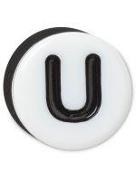 Jibbitz Crocs U pequeña carta de amistad Blanco