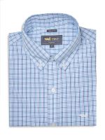 Camisa Hombre Cuello Button-Down Wf Celeste