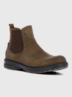Botin Cuero Hombre Indro Café