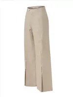 Pantalón Lino Orgánico Mujer Loch Beige