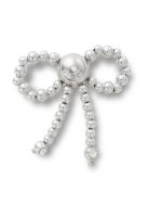 Jibbitz Lazo con Cuentas Plateadas Plateado