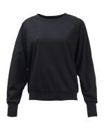 Polerón Algodón Orgánico Anara Negro Mujer