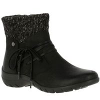 Botín Cuero Mujer Malmo Ii Negro