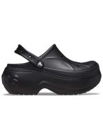 Zueco Crocs Mujer Plataforma Negro