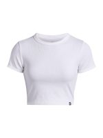 Polera Manga Corta Lifestyle  mujer Rival Rib Baby blanco