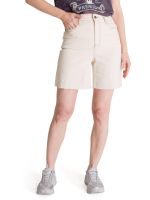 Short Tiro Alto Denim Mujer Cowboy Beige