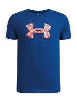 Polera M/C Azul Niño B Pixel Logo