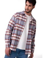 Camisa Manga Larga Hombre Classic Flannel Celeste