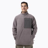 Polar Hombre D Snap Microfleece Gris Oscuro