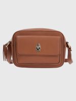 Cartera Ecocuero Café Dogan Cross Mujer