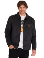 Chaqueta Casual Waxed Chore Hombre Negra