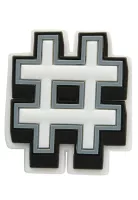 Jibbitz Hashtag Blanco