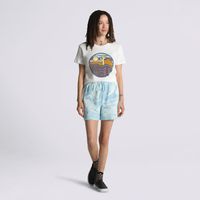 Short Marble Print Short Celeste Mujer