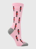 Calcetin Algodón Mujer C Uk Guard Rosado