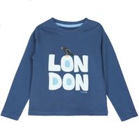 Polera Niño London Azul
