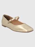 Zapato Cuero Dorado Mujer Lovere