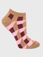 Calcetin Algodón Mujer Perth Beige/Crudo