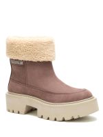 Botín Cuero Mujer Colorado Max Roll Do Café