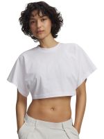 Polera M/C Mujer Cropped Script Ss Polera Blanco