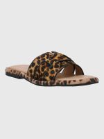 Sandalia Cuero Mujer Antibes Animal Print