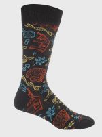 Calcetin Algodón Hombre C Science Gris