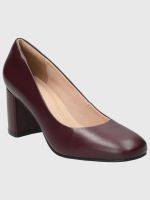 Zapato Cuero Mujer Maddox Rojo