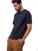 Polera Manga Corta Hombre Heritage Azul Oscuro