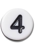 Jibbitz Crocs Número cuatro: pequeña amistad Blanco