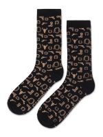 Calcetín Hombre Aop Crew Sock Negro
