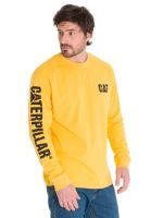 Polera Manga Larga Trademark Hombre Amarillo