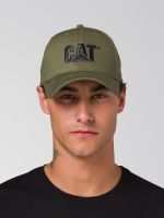 Jockey Algodón Hombre Cat Logo Hat Verde